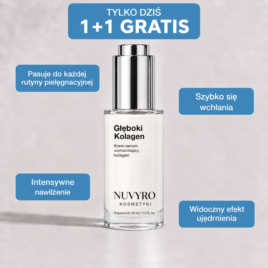 VoluFine, koreańskie serum z kolagenem: oferta 1+1 gratis
