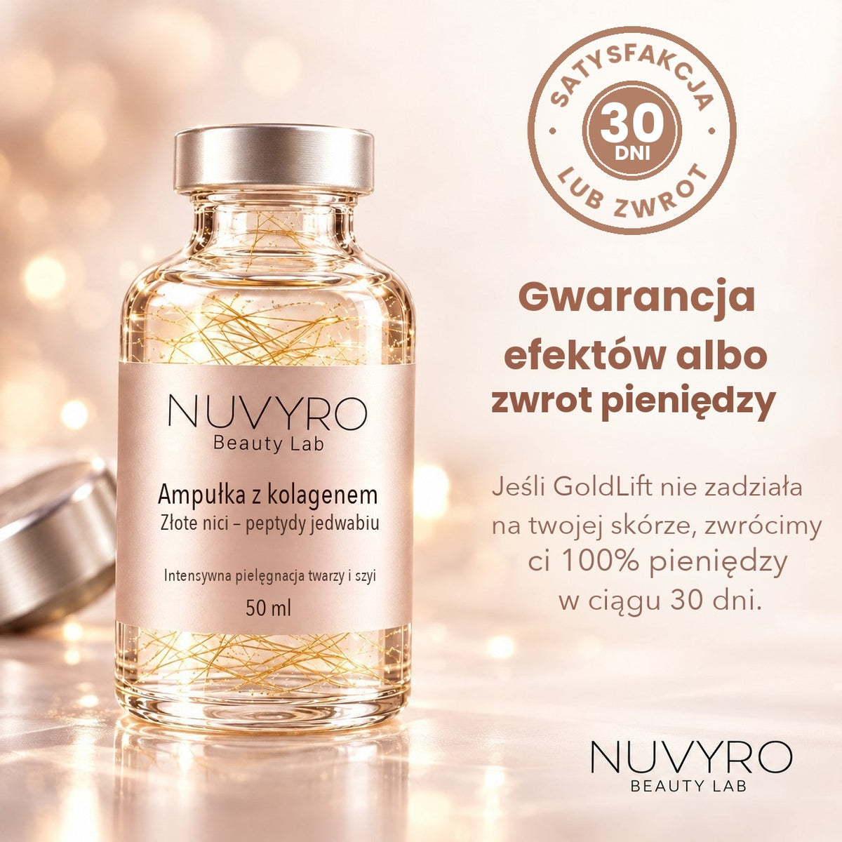 Gwarancja satysfakcji lub zwrotu pieniędzy przez 30 dni